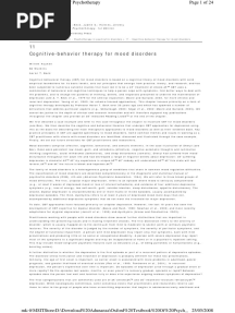Beck, Kuyken & Watkins - Cognitive-Behavior Therapy For Mood Disorders