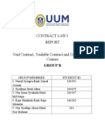 Void, Voidable and Enforceable Contracts by SYAFINAZ IDRUS