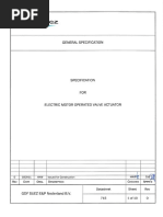 Specification 715 Rev. 0 - Electric Motor Operated Valve Actuator PDF