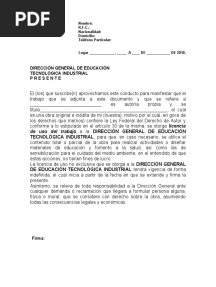 Carta Compromiso Derechos Autor