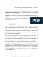 GST - Concept and Constitutional Framework