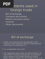 Documents Used in Foreign Trade