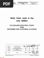 Fq-Fry TRRW: Standard Specification FOR Distributed Control System