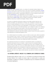 Common Law - Sistemas Jurídicos