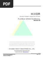 HiVDR PlayBack Operation Manual Rev03