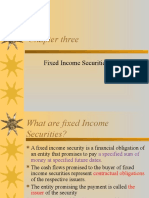 Chap 3 Fixed Income Securities