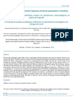 Inclusion of Probiotic Strains Improves Immune Parameters in Broilers