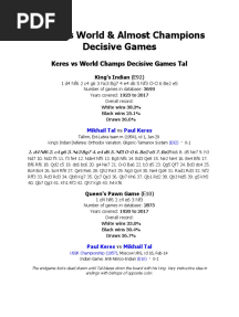 Keres Vs World Champs Decisive Games Tal