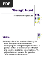 Strategic Intent