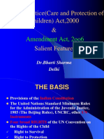 Salient Features of J J Act, 2000 & Amendment Act, 20006