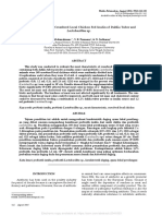 Meat Characteristic of Crossbred Local Chicken Fed Inulin of Dahlia Tuber and