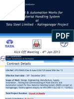 Electrical & Automation Works For Raw Material Handling System at Tata Steel Limited - Kalinganagar Project