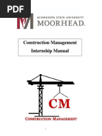 Construction Management Internship Manual