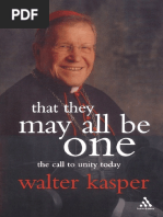 Walter Kasper-That They May All Be One - The Call To Unity Today-Burns & Oates (2005) PDF