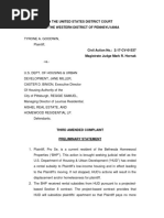 Tyrone Goodwin Vs HUD, Eta. Civil Action #2:17-CV-01537 IN THE U.S. DISTRICT COURT FOR THE WESTERN DISTRICT OF PENNSYLVANIA