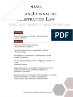 Indian Journal of Arbitration Law