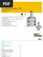 Gas Pressure Regulators VGBF