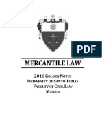 UST Mercantile Law Reviewer 2016