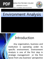 Environment Analysis: Marikina Polytechnic College