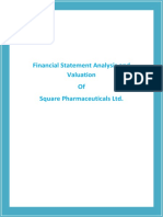 Financial Statement Analysis and Valuation of Square Pharmaceuticals Ltd.