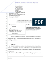 Jointed Cue Scott Johnson Complaint 15 Pages