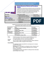 Bizmanualz Human Resources Policies and Procedures Sample