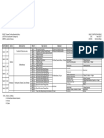 De JOYA Villanueva Residence Schedule of Construction Actual