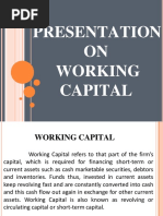 Presentation ON Working Capital