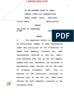 SC Judgement That Live-In Partner Can Seek Maintenance Under The Domestic Violence Act, 2005