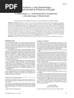 Prevalencia y Coste Farmacológico de La Enfermedad de Parkinson en España