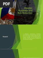 Disaster Readiness and Risk Reduction