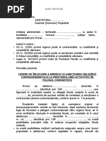 Adresa Judecatorie Prestare Activitati in Folosul Comunitatii