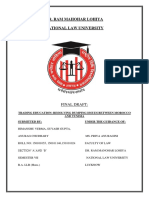 Dr. Ram Mahohar Lohiya National Law University: Final Draft