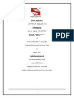 Company Law Project Final Bhoomi