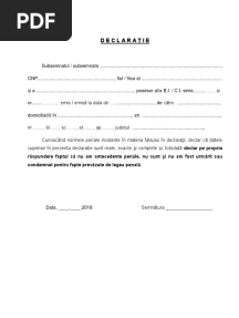 02 Declaratie Pe Propria Raspundere Cazier Judiciar