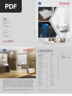 Hindware Catalogue Price List Sanitaryware Product and Fittings PDF