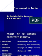 Ipr Enforcement in India Ruchika Sukh PDF