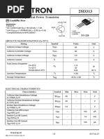 NPN Silicon Epitaxial Power Transistor: Lead (PB) - Free