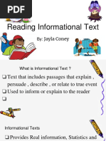 Reading Informational Project