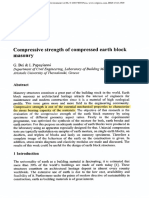 Compressive Strength of Compressed Earth Block Masonry. Transactions On The Built Environment