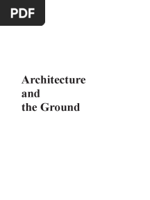Architecture and The Ground