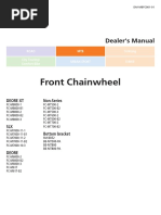 Front Chainwheel: Dealer's Manual