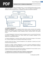 Financial Management - Notes