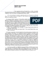 Tecson vs. Commission On Elections G.R. 151434 MARCH 3, 2004 Facts