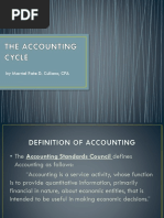 The Accounting Cycle