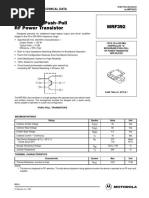 The RF Line: Semiconductor Technical Data