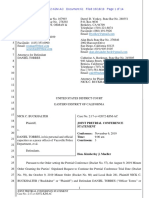 PRETRIAL STATEMENT Nick Buckhalter Tight Handcuffing Case