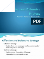 Offensive and Defensive Strategy