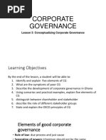 Corporate Governance - Lesson 3