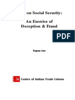 Code On Social Security: An Exercise of Deception and Fraud